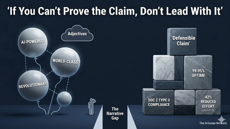 B2B messaging proof gap