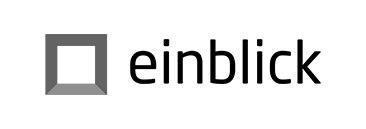 Client logo: Einblick_grey_logo.png