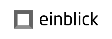 Client logo: Einblick_grey_logo.png